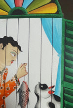 Load image into Gallery viewer, Khorkhori 4 : Kalighat patachitra by Bhaskar Chitrakar