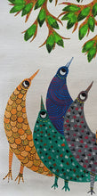 Load image into Gallery viewer, Tree of Life 2 : Gond canvas painting by Lilesh Kr Urweti