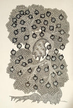 Load image into Gallery viewer, Tree Of Life - V by gond artist MANOJ TEKAM