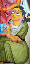 Load image into Gallery viewer, Godh Bharai : Midnapore patachitra painting by Bapi Chitrakar