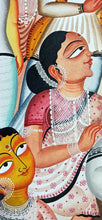 Load image into Gallery viewer, Godh Bharai : Midnapore patachitra painting by Bapi Chitrakar