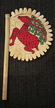 Load image into Gallery viewer, Hand-painted bamboo fan by Midnapore patachitra artists