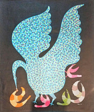Load image into Gallery viewer, Mother and Babies Gond canvas painting by Lilesh Kr Urweti