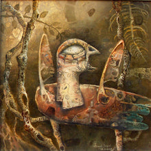 Load image into Gallery viewer, Ritual - 1 (oil painting on canvas) by Arnab Basu