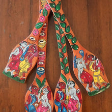 Load image into Gallery viewer, Wooden spoons painted by Midnapore patua artists