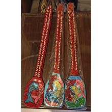 Load image into Gallery viewer, Wooden spoons painted by Midnapore patua artists