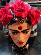 Load image into Gallery viewer, Frida Kahlo head - Bengal-Tehuana.
