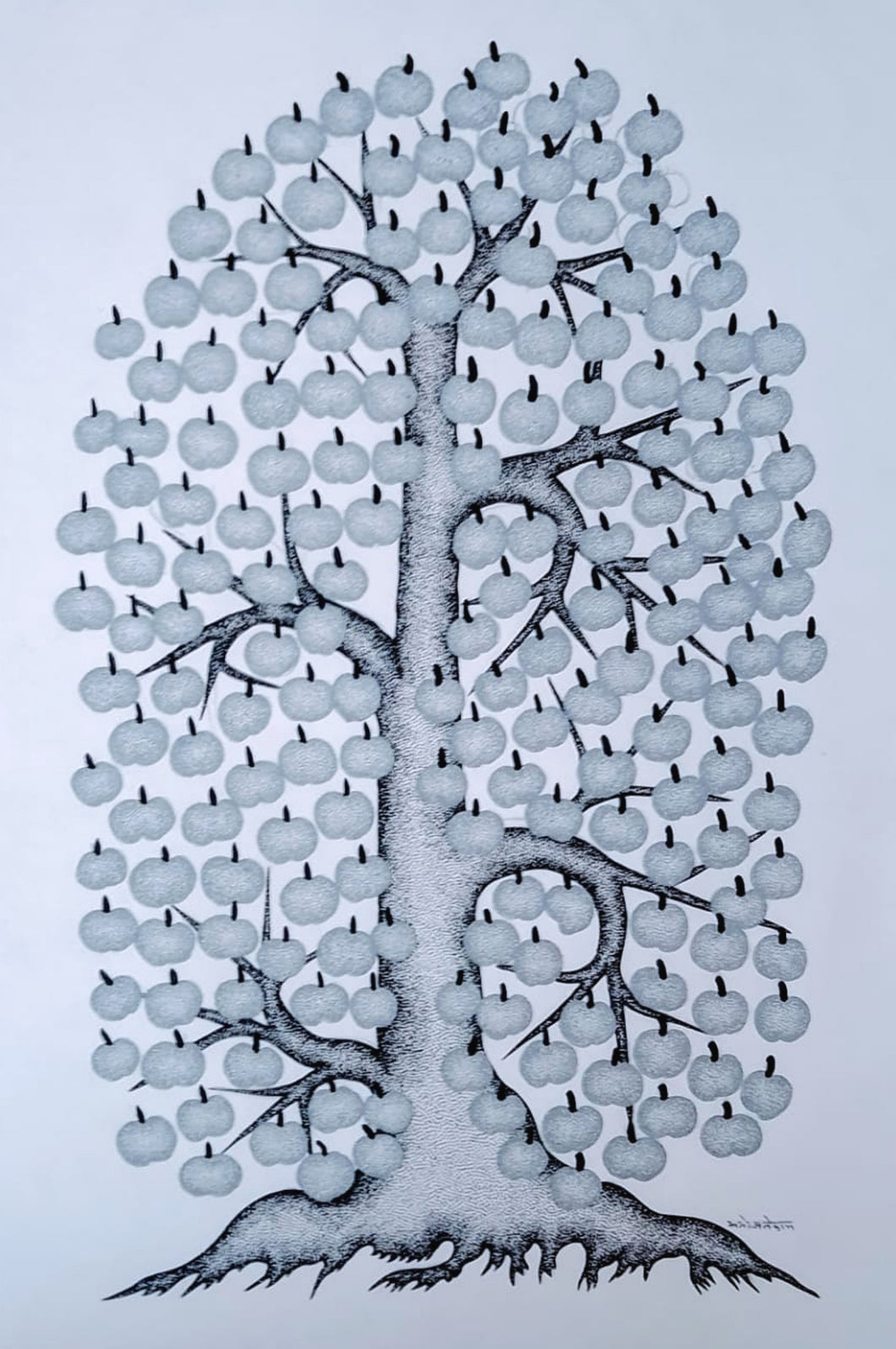 Tree of Life - VII Gond art by MANOJ TEKAM