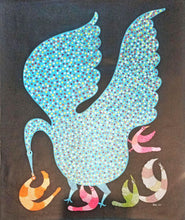 Load image into Gallery viewer, Mother and Babies Gond canvas painting by Lilesh Kr Urweti
