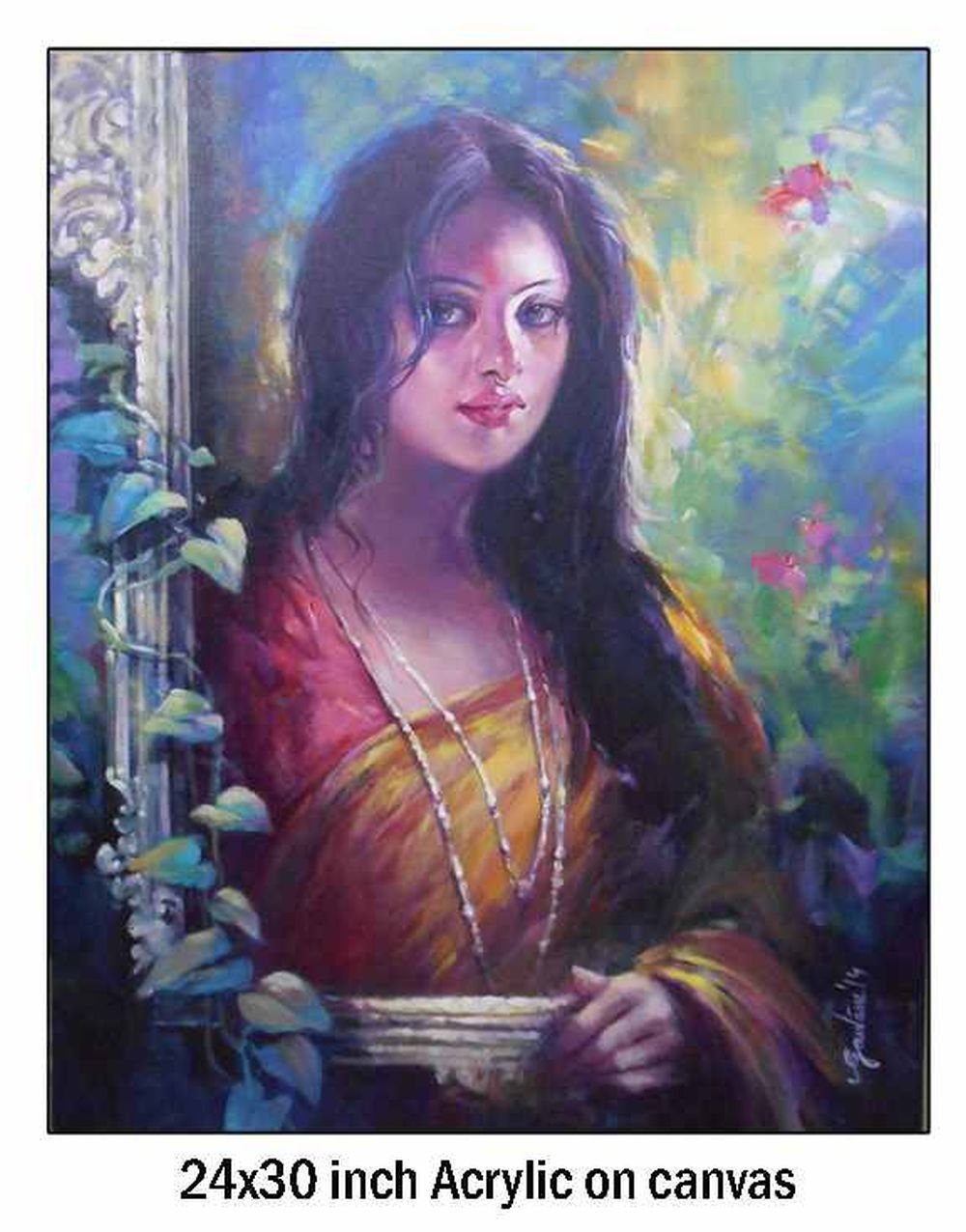 Beauty, framed by Gautam Sarkar