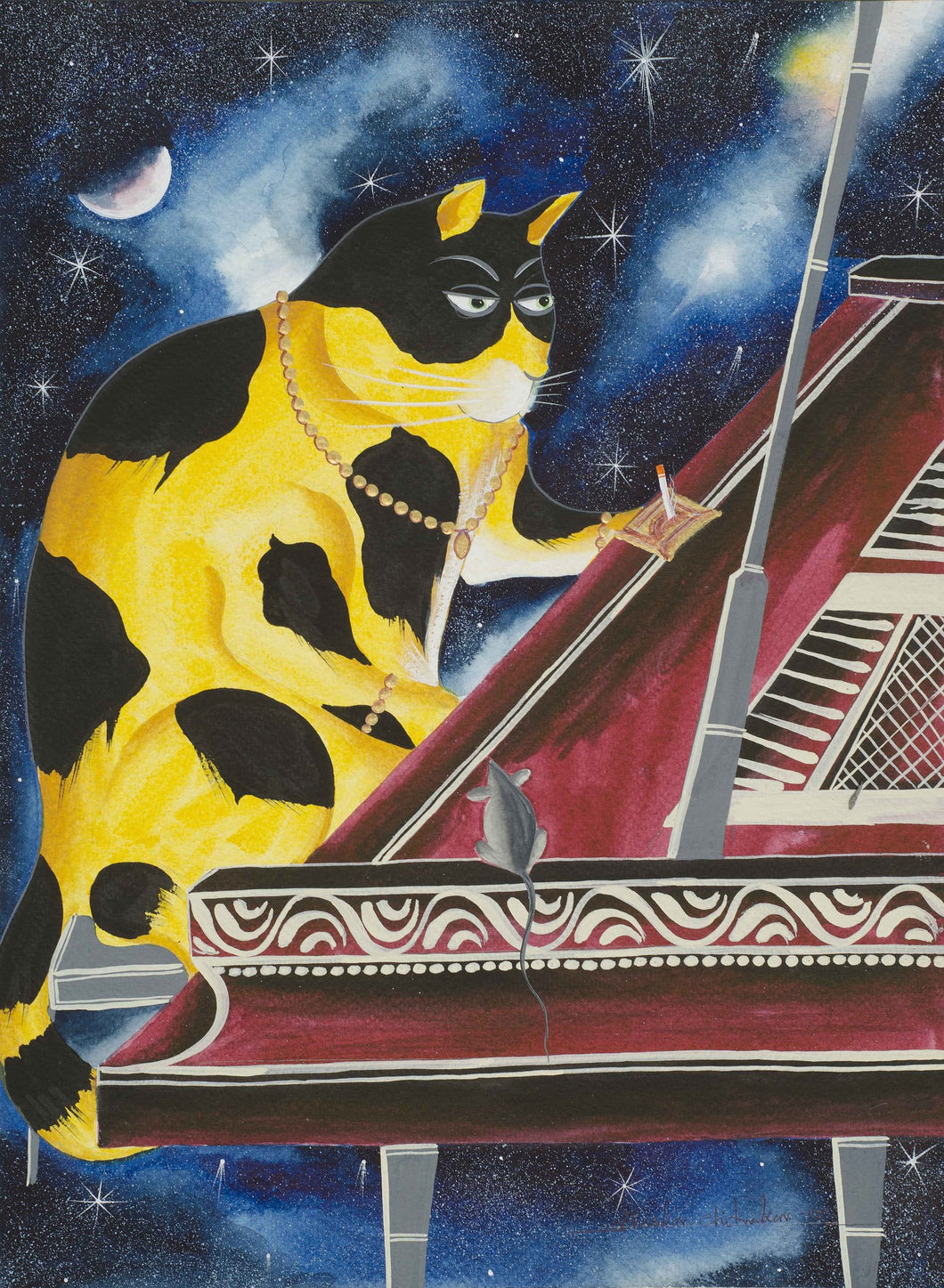 Jazz Cats - 1 by Bhaskar Chitrakar