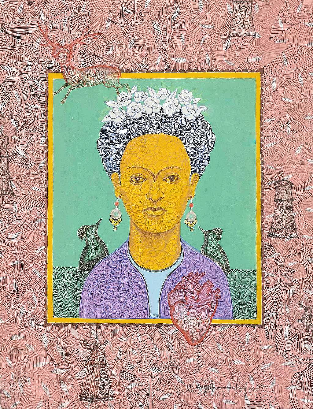 Frida Kahlo inspired 1 : Avijit Mukherjee