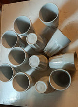 Load image into Gallery viewer, Ceramic cutting-chai glasses, stoneware, glazed  by Various artisans
