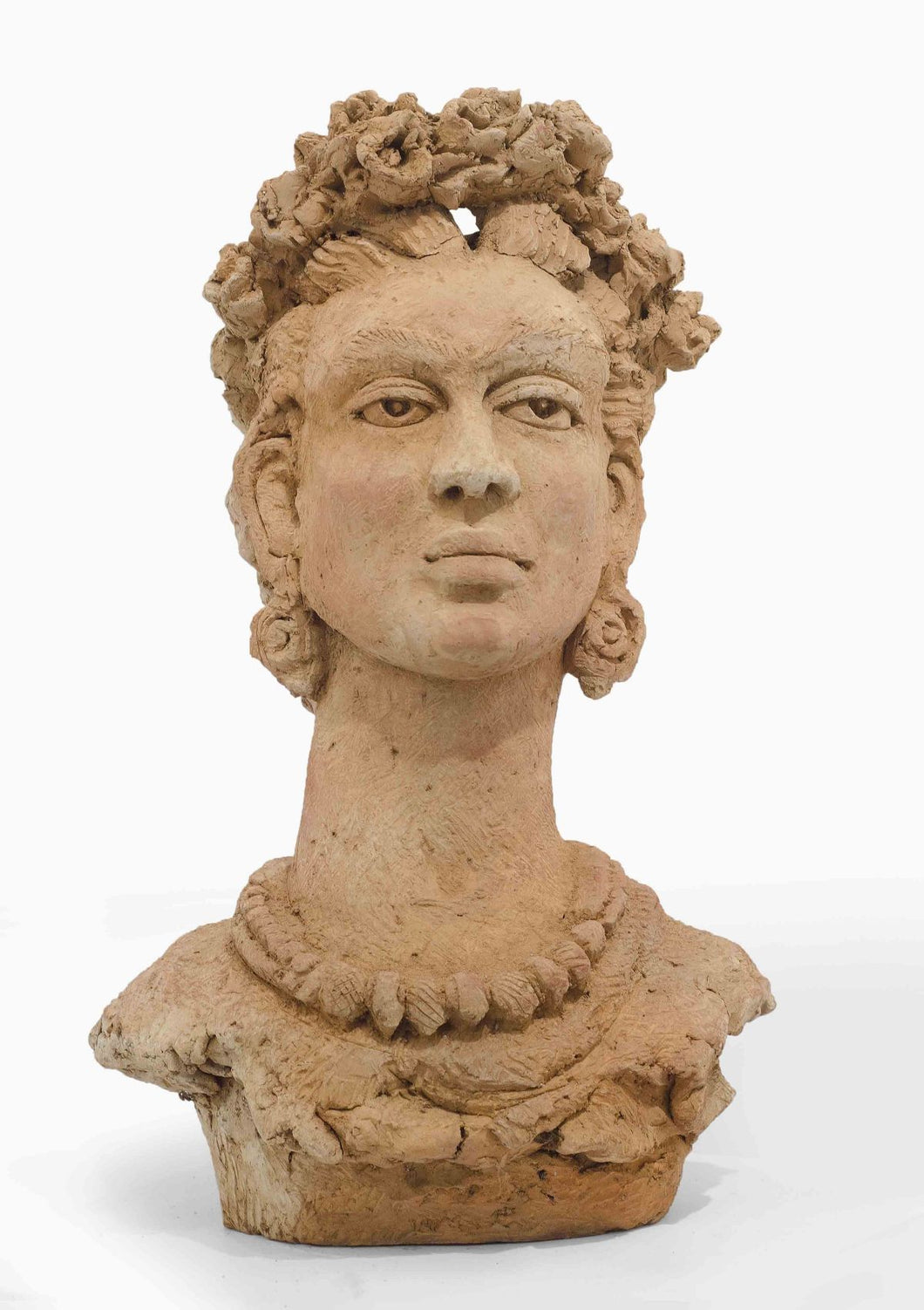 Frida 2 : Terracotta sculpture by RamKumar Manna