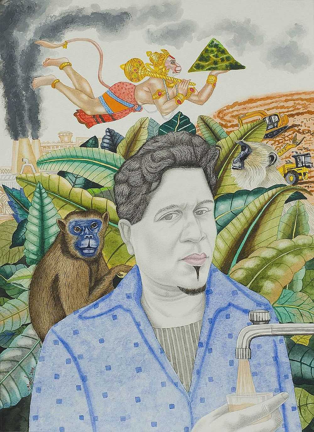 My Goa (inspired by Frida Kahlo) by Vitesh Naik